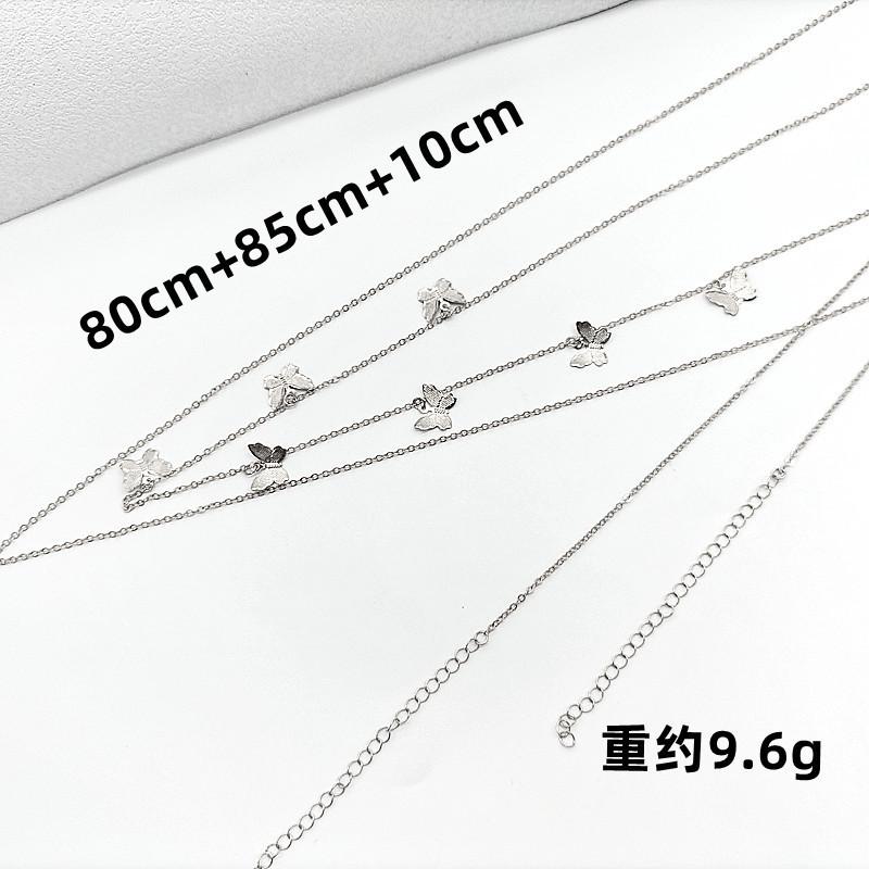 Mode Damer Sexiga Söta och Coola Spice Girl Accessoarer, Dubbelt Legerat Fjärilshänge Midjekedja