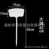 New Plastic Slanted Ground Stake Garden Label Marker Sign