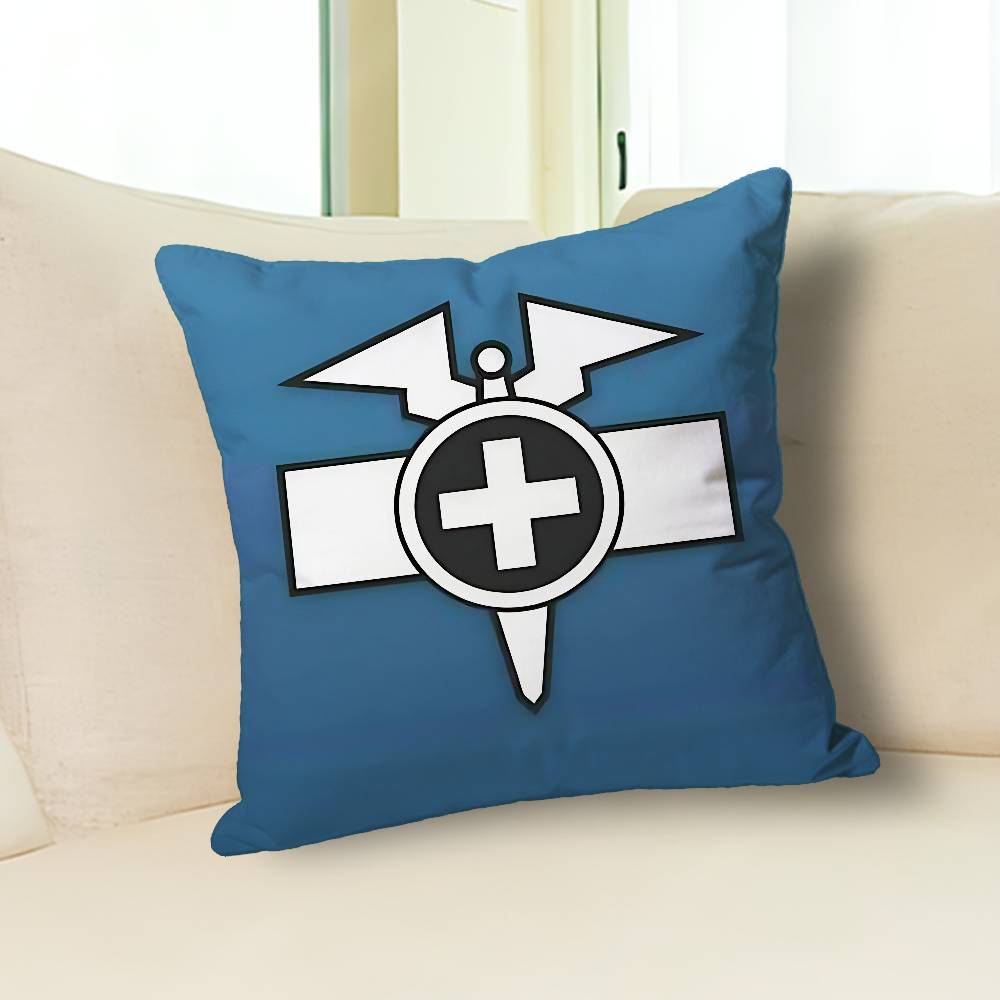 Game R-RainbowsS-S Six Anime Celebrity Merchandise All-Match Printed Pillow Case Sofa Car Office Room Decoration Protector