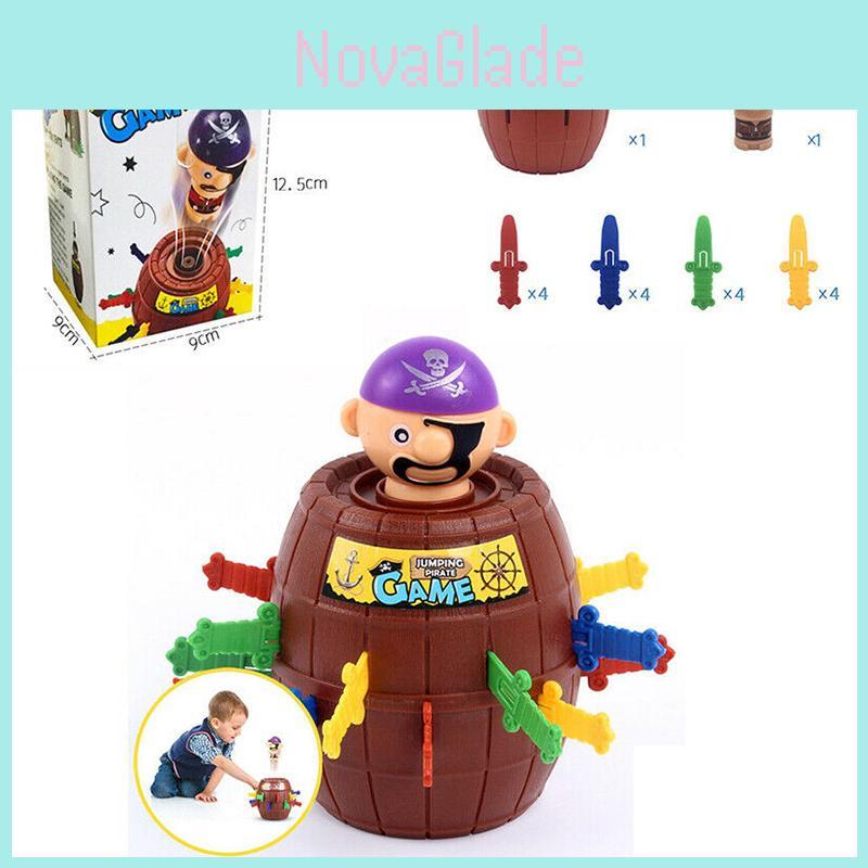 Giocattolo Pop-Up Super Vivace Gioco del Barile dei Pirati Ideale Per Divertenti Riunioni di Famiglia