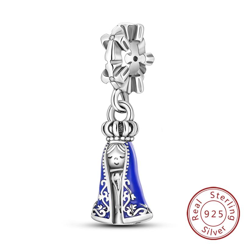 Copper Charms Beads Devil'S Eye Cross Angel Charms Fit Original Charms Bracelets Pendants Fine Diy Jewelry Making For Women