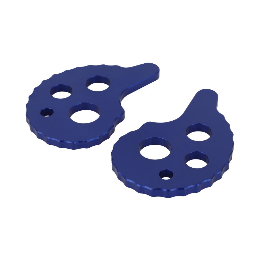 Motorcycle CNC Chain Adjuster ChainRegulator Graduated 6061 Aluminum For YAMAHA TTR125 2005-2025 Motorcycle Accessoires синий