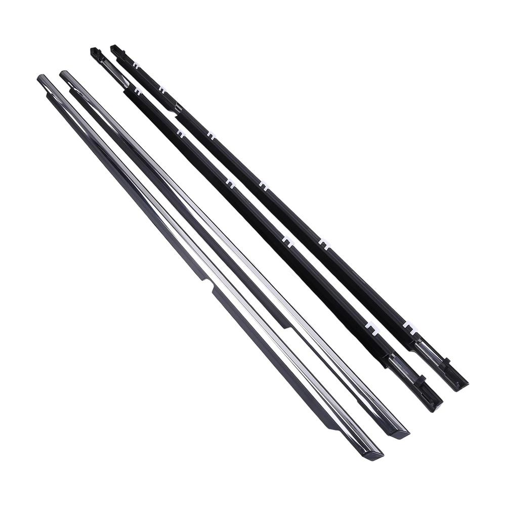 Chrome Front Rear Door Belt Moulding SET For Toyota Camry 2002-2006 7571033080 7572033080 7573033080