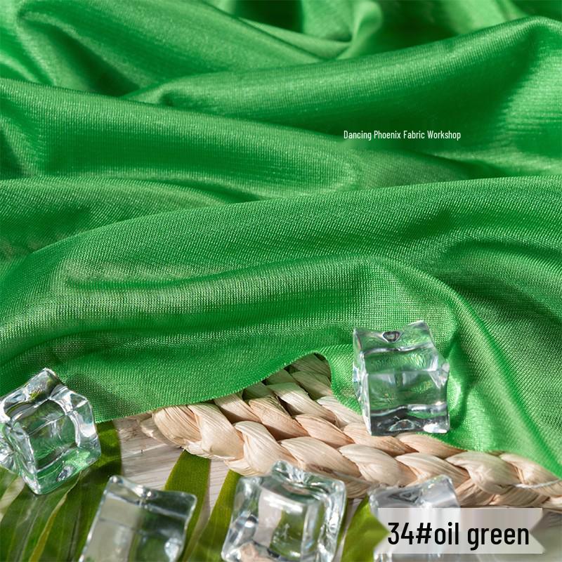 40D Warp-Knitted High-Elasticity Luster Chiffon Lining - Silky, Breathable Fabric for Dresses