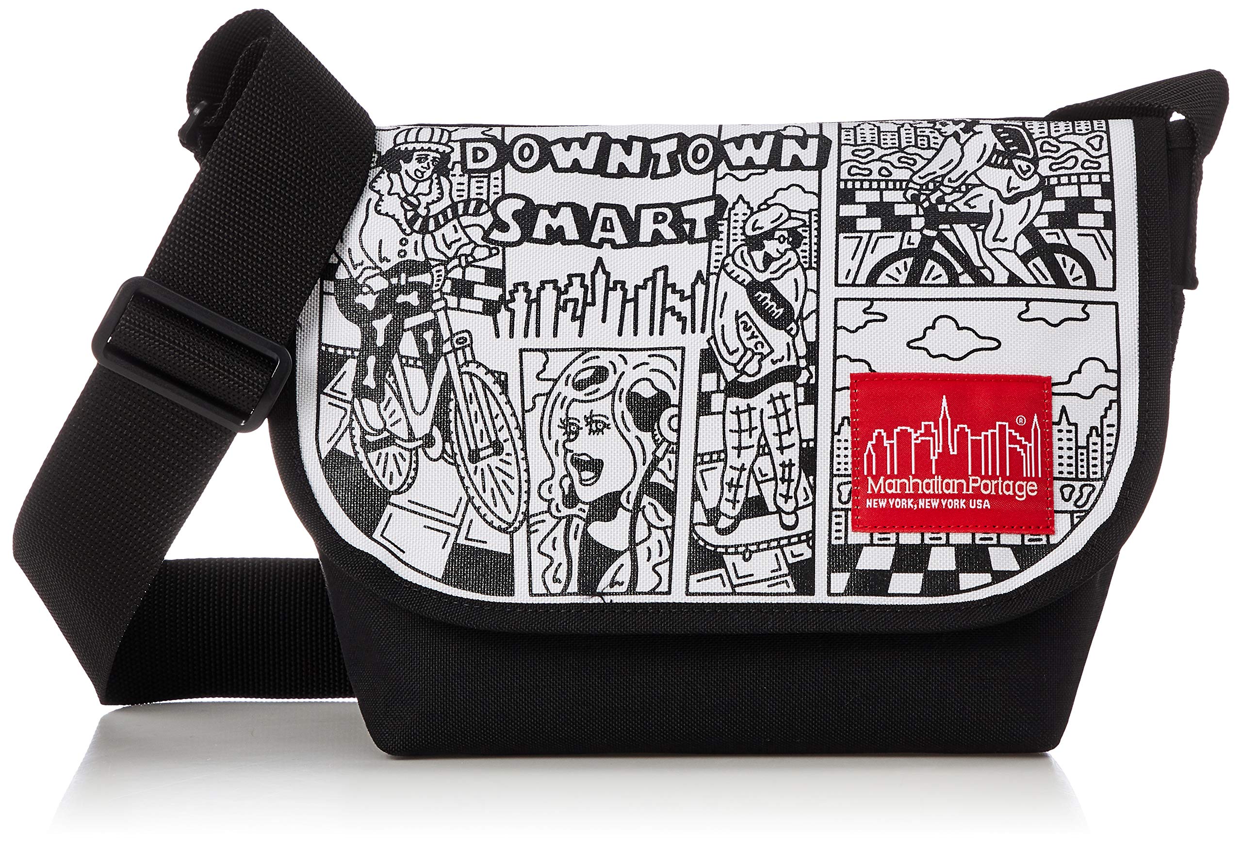 

Подлинная сумка-мессенджер Повседневная сумка-мессенджер JR Canvas Art Print Black [Manhattan Portage] [Официальный]