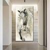 Zvíře kůň Abstraktní obraz Plakát Obraz na plátně Obývací pokoj Nástěnná malba Dekorační nástěnná malba pro moderní bytové dekorace Bez rámu