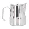 Milchaufschäumkännchen 304 Edelstahl Milchkännchen Kaffeeaufschäumkännchen Latte Art Kännchen zur KaffeezubereitungSilber 350ml
