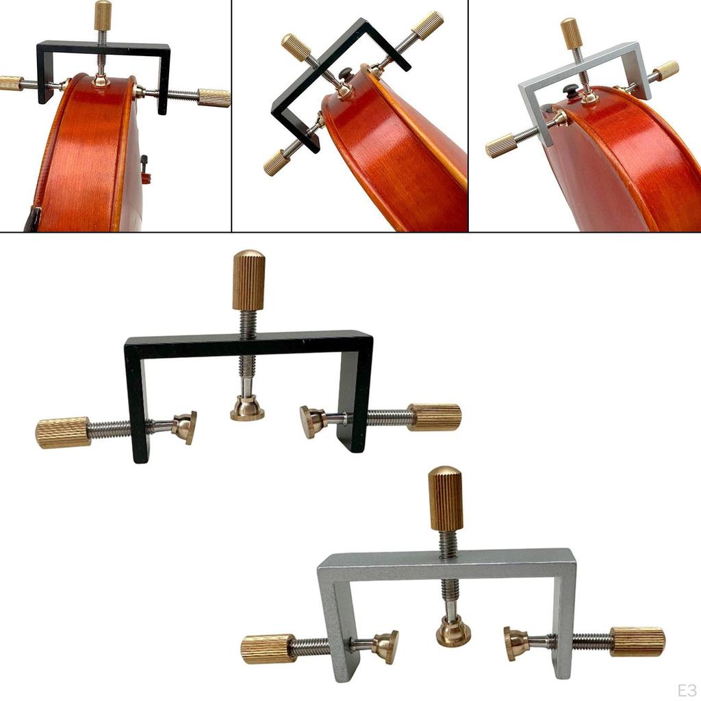 Violin Repair Clamp Edges Fixture Three Way Professional Adjustable Maintenance Portable