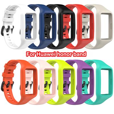 Correa de Silicona Para Huawei Band 6 7 8 Transpirable Pulsera de Repuesto Correa para Huwei Honor Band6 Nueva