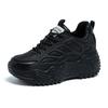 Summer Hollow Mesh Women'S Sneakers Breathable Mesh Platform Shoes Non Slip Thick Bottom Lace-Up Fashion Casual Running Trainers