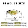 TRUSCEND Crankbait Fishing Lures Hard Swimbaits for Fishing Freshwater and Saltwater Bass, Trout, Crappie, Walleye, Crankbaits, Plugs,