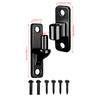 4 Pack Portable Sturdy Wall Mounted Gate Hinges Stainless Steel Materials Accessory for Wood Fence and Outdoor Gate