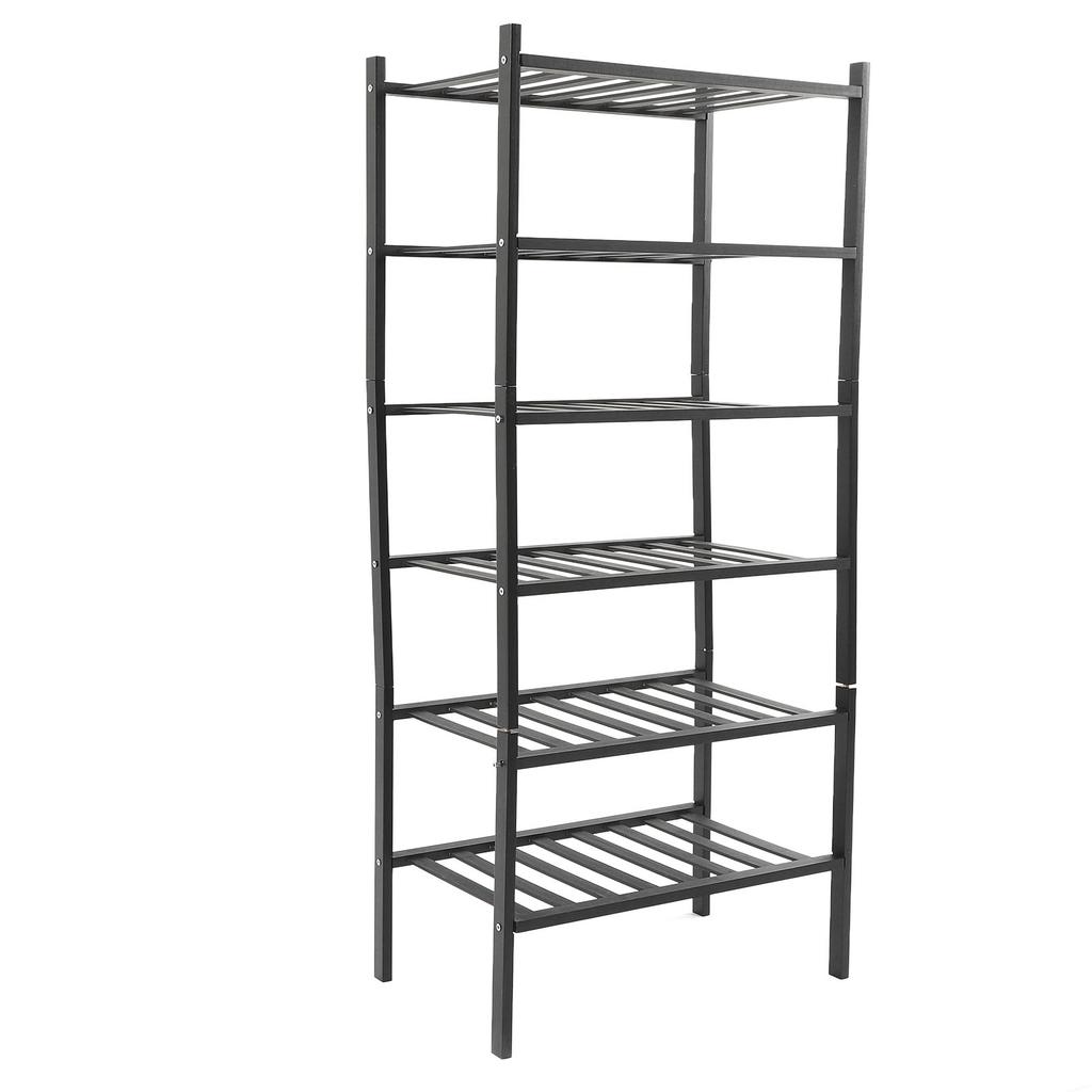 Bamboo Shoe Rack  Able Shoe Shelf Storage   for Closet Entryway Hallway Bathroom Living Room