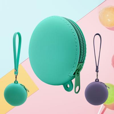 Kleine Geldbörse Silica Gel Handtaschen für Frauen Runde Form Mini Luxus Designer weibliche Messenger Geldbörse