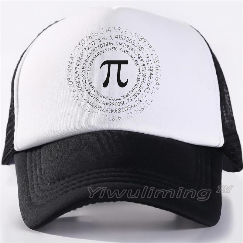 

Circle Pi Mesh Baseball Cap Summer Outdoor Snapback Sport Hats for Men Women Fashion Trucker Caps Hip Hop Skateboard Casquette