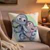 Healing RRobot Dreams Anime Cushion Cover Soft Plush Cushion Cover Double Print And Invisible Zipper For Sofa Home Car Use