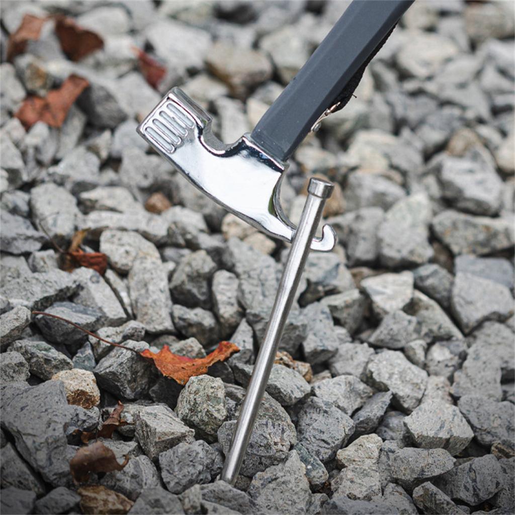 Carbon Steel Tent Hammer With Ergonomic Handle And Lightweight Design For Outdoor Camping
