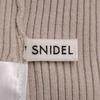 SNIDEL Long Sleeve Docking Rib Knit Sweater F Gurege Women Used