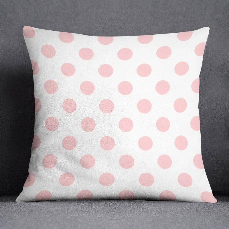 Pink Fresh Decorative Pillowcase Living Room Office Ornaments Home Pillowcase