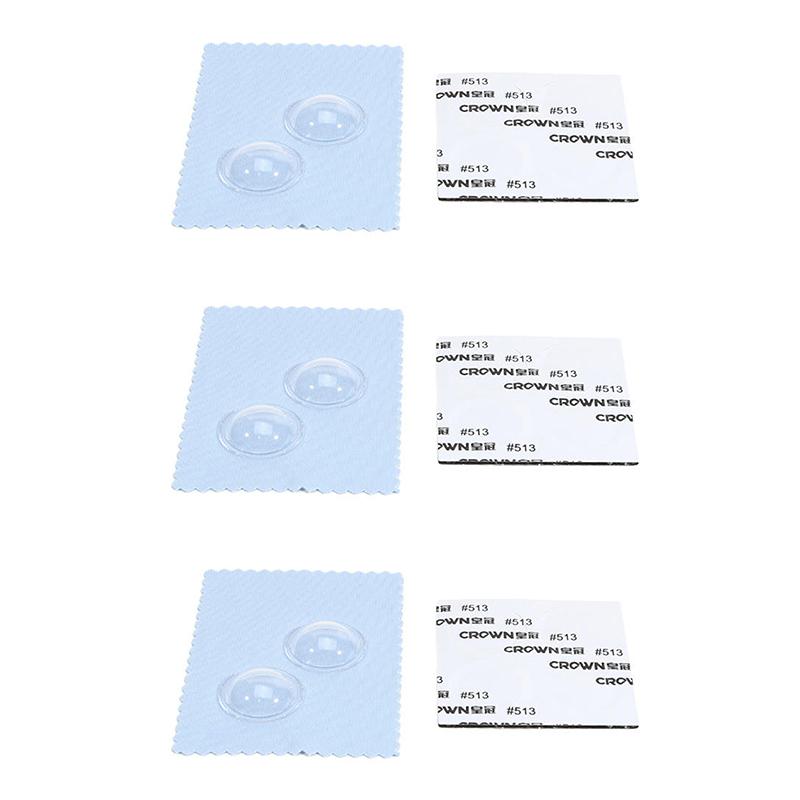 1- 3Pairs Universal Car Rear View Backup Camera Lens Protectors Anti Scratch Waterproof Panoramic Protection Cover for Vehicle