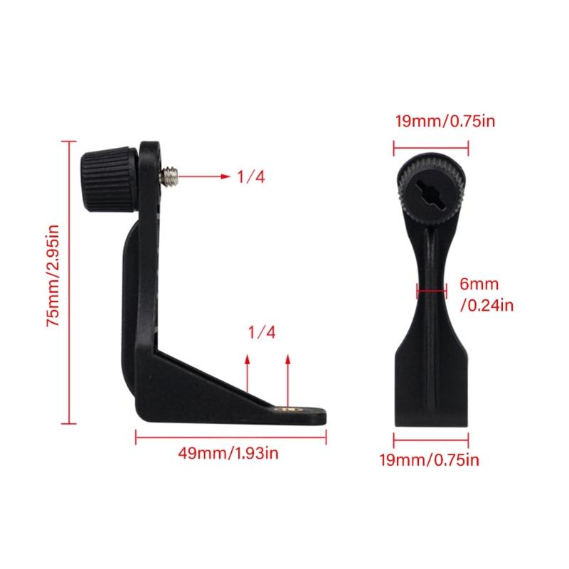 Binocular Mount Brackets for Tripods Support, ABS and Metal Adapters with Fastening Screw for Steadier Outdoor Viewing and Nature Observation