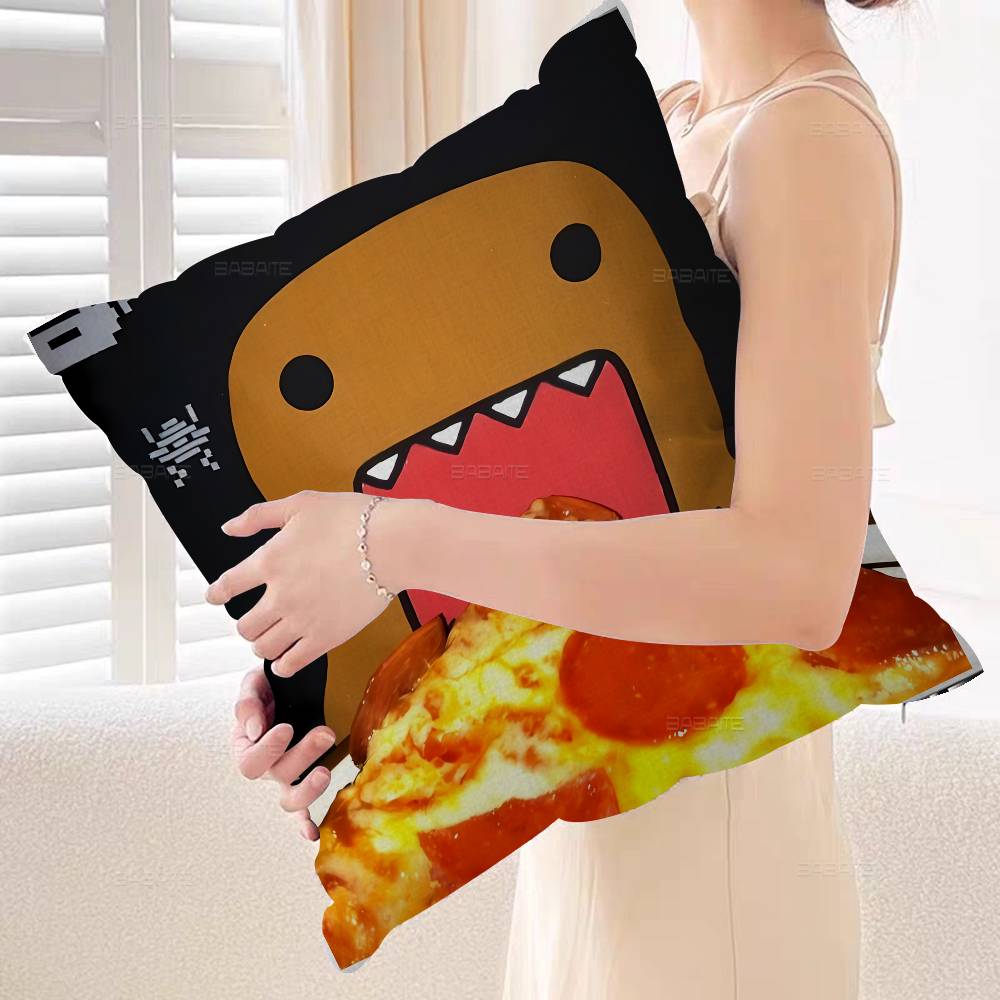 Cute Domo Kun Personalized Pillow Dust Cover Bedroom Kids Party Decoration Pillowcase Birthday Children Gift