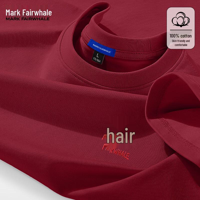 Mark Hua Fei Men's Pure Cotton Long Sleeve T-shirt