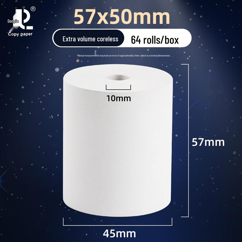 Thermal Receipt Paper 57x50 & 80x80 for Delivery & Supermarket Tickets