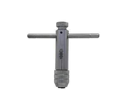 SIGNET 57107 T-Handle Type Ratchet Tap Holder Compatible Tap M5-12 Total Length 4.3 Inches (110 Mm)