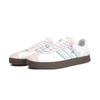 Adidas VL COURT 2.0 HEY Pink Mist Blue Tone Leather Cushioning Abrasion Resistant Low top Skateboard Shoes Unisex JQ2470(Team1825-)
