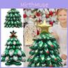 Balloon Christmas Tree Three Dimensional Party Merry Xmas Ornaments Decorations