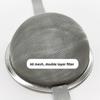 New Stainless Steel Matcha Sifter Duable Layer Very Fine Mesh Tea Strainer Rust-Proof Easy To Clean Cocktail Sieve for Kitchen