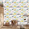 Pastel Cars Wallpaper for Living Room and Bedroom 50x1000