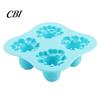 Fun Drink Accessories Octopus Ice Cube Tray Mold, 4 Grid Maker, Food Grade Easy Release Soft TPR for Jelly Chocolate Drinks And Cocktails Small Space
