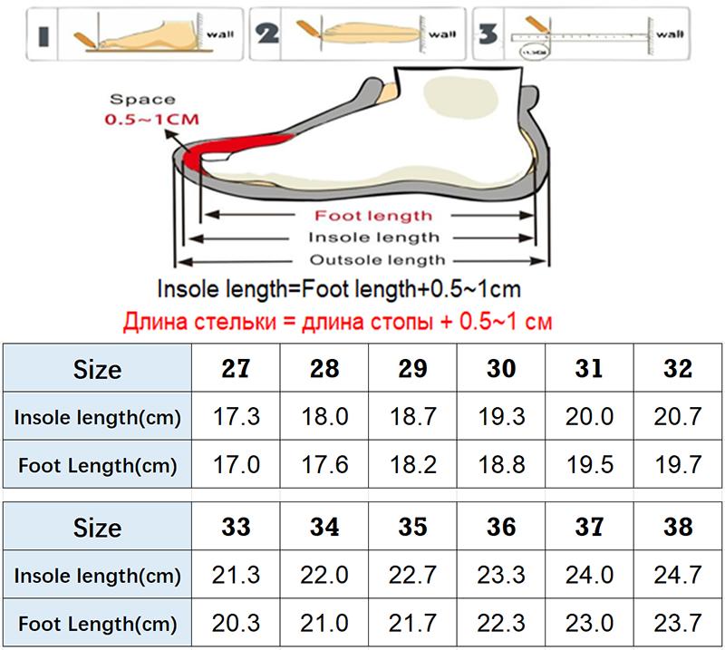 Fashion Brand Spring Boys And Girs Sports Shoes Mesh Breathable Student Casual Sneakers Shock-absorbing Children's Running Shoes