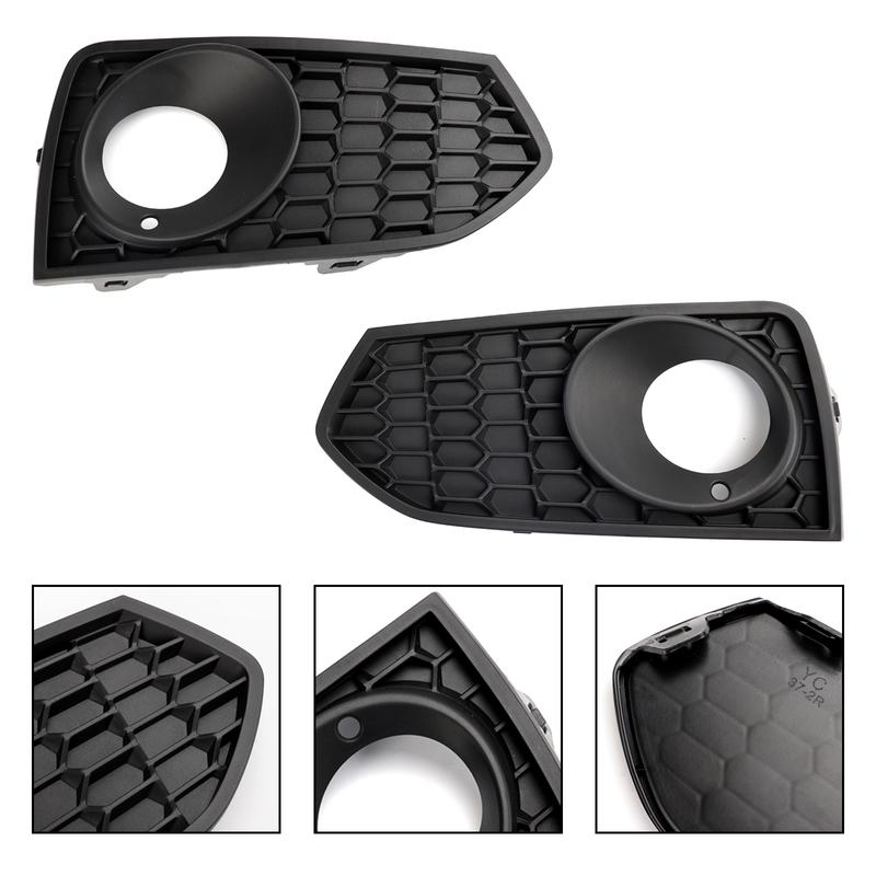 Artudatech 2PCS Front Bumper Fog Light Grille Grill Fit For BMW 2 Series F22 F23 M Sport Car Accessories