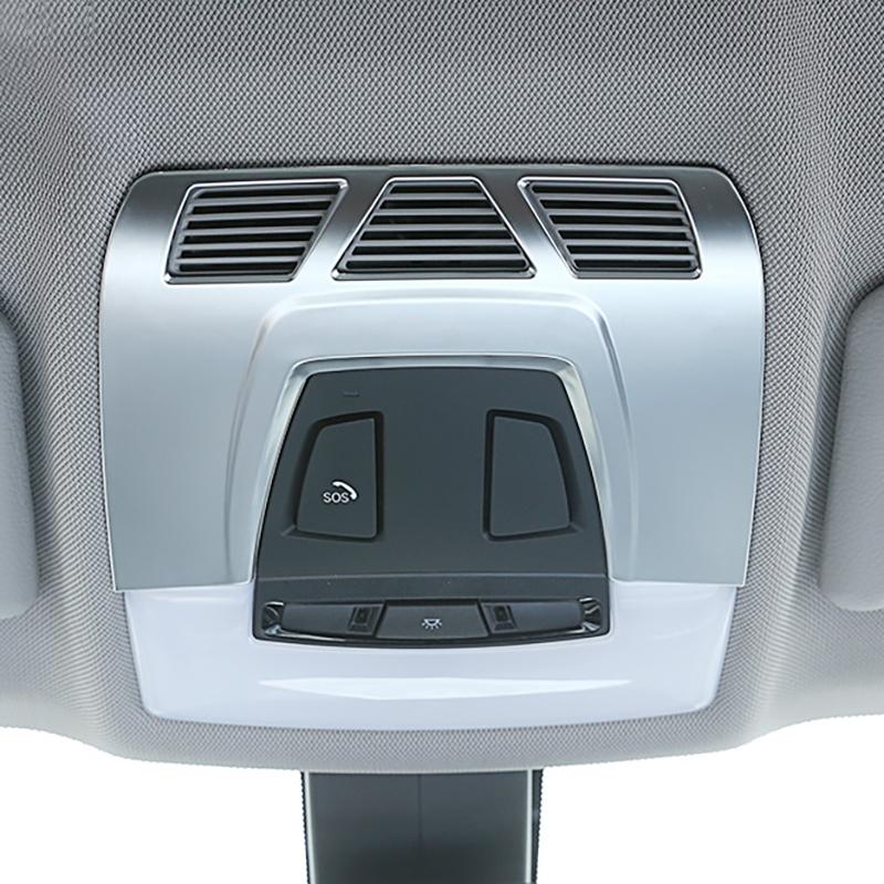 Car Front Reading Light Lamp Panel Cover Sticker Decoration For BMW F30 F34 F46 X1 F48 X5 F15 X6 F16 Auto Interior
