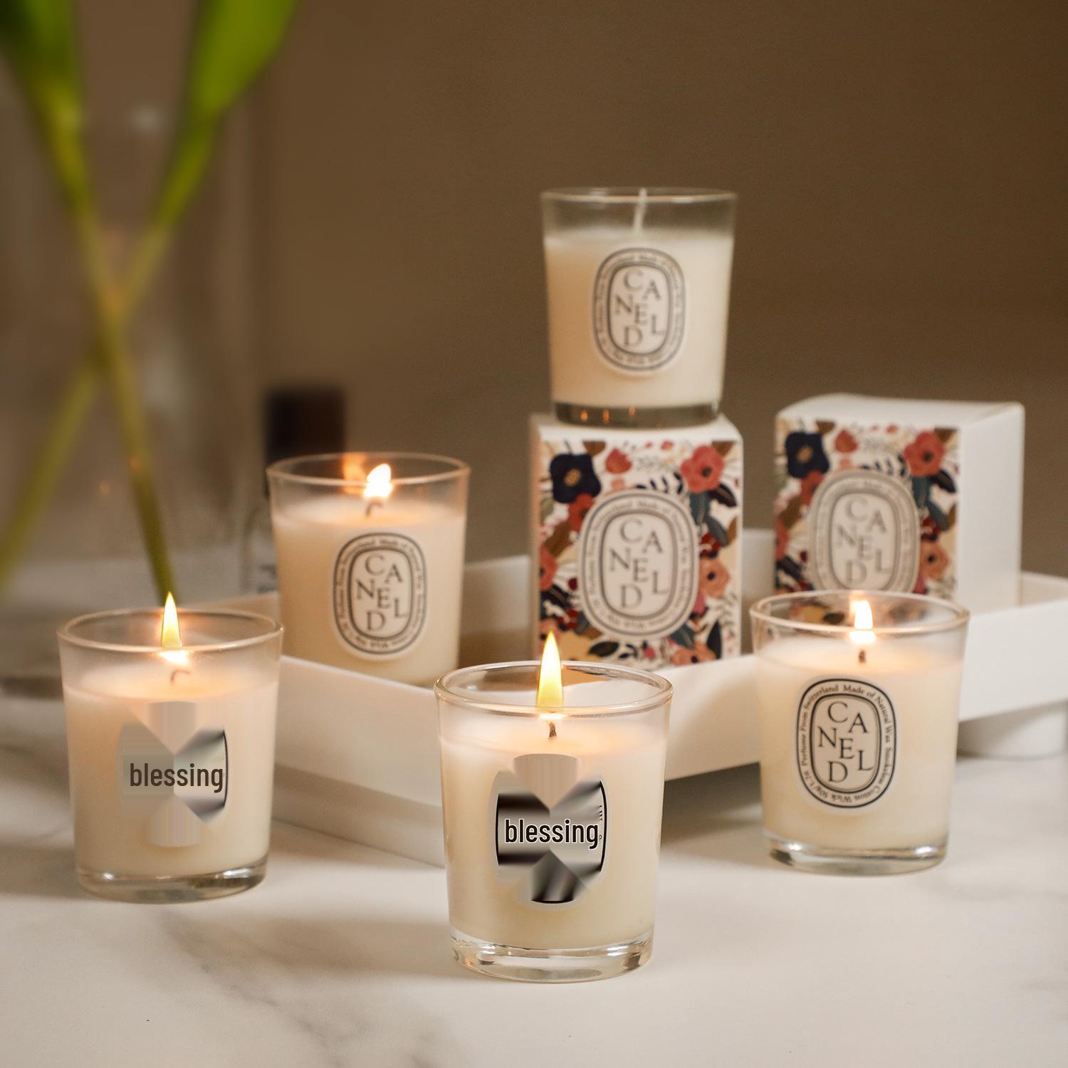 

50g Aromatherapy Glass Candle - Long-Lasting Scent Souvenir
