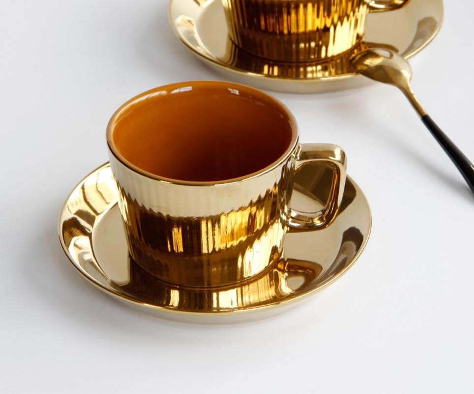 Scandinavian minimalism ceramic coffee cups and sauce sets home kitchen cutlery cup of tea
