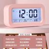 New alarm clock, smart charging model, voice timekeeping electronic clock, children's living room, small alarm clock, backlit creative digital clock