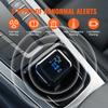 VEVOR RV Tire Pressure Monitoring System, 7.3-87 PSI Trailer TPMS, Universal Wireless Car Alarm System, Waterproof TPMS Sensors Set with 4 Sensors