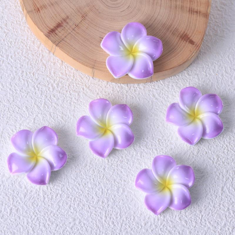 Frangipani Harzblume DIY Schmuck: Schlüsselanhänger, Anhänger, Haarspangen und Aufnäher