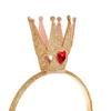 Sequined Tiaras Crown Headband for Party Soft Padded Hairhoop Hair Accessory for Parties and Birthday Christmas Hairband