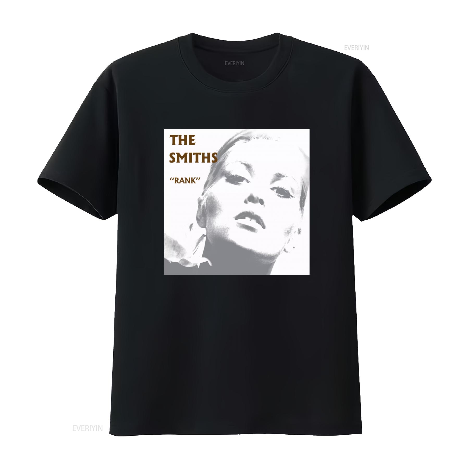 

The Smiths Rank Band T Shirt All Sizes White vintage Washed Unisex Comfortable fashion Breathable designer clothes Soft 4XL