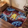 Aston Villa Voetbal Print Kristal Fluweel Tapijt, Comfortabel Waterabsorberend Antislip Binnen Vloerkleed