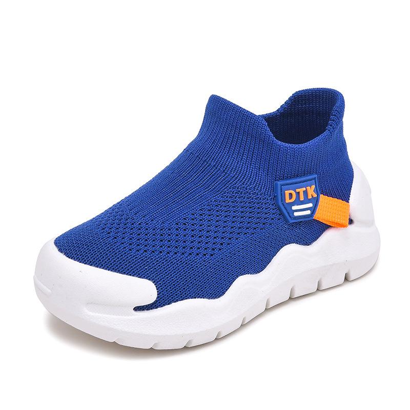 Children'S Socks Shoes Newest Spring And Autumn Breathable Boys And Girls Onestep Knitted Sneakers