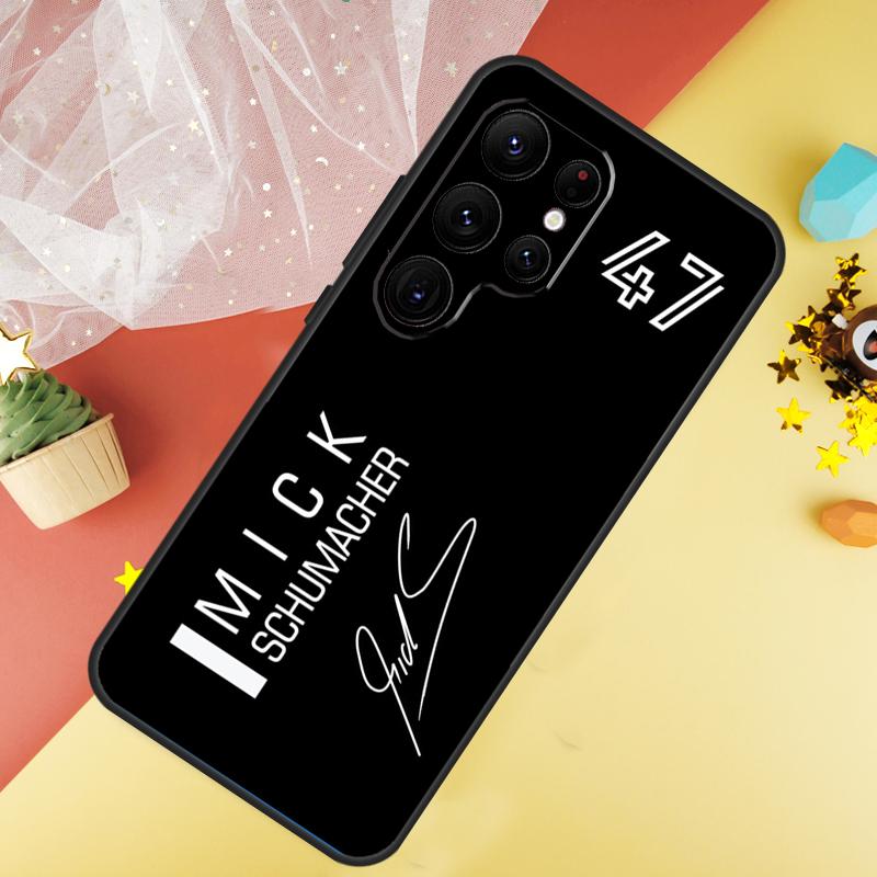 Schumacher Funda For Samsung Galaxy S24 Ultra S23 S22 Plus S21 S20 FE S8 S9 S10 Note 10 20 Ultra Case
