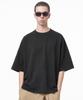 PRINOAR Refined Hughes Heavyweight Oversized Short Sleeve T-Shirt - Black