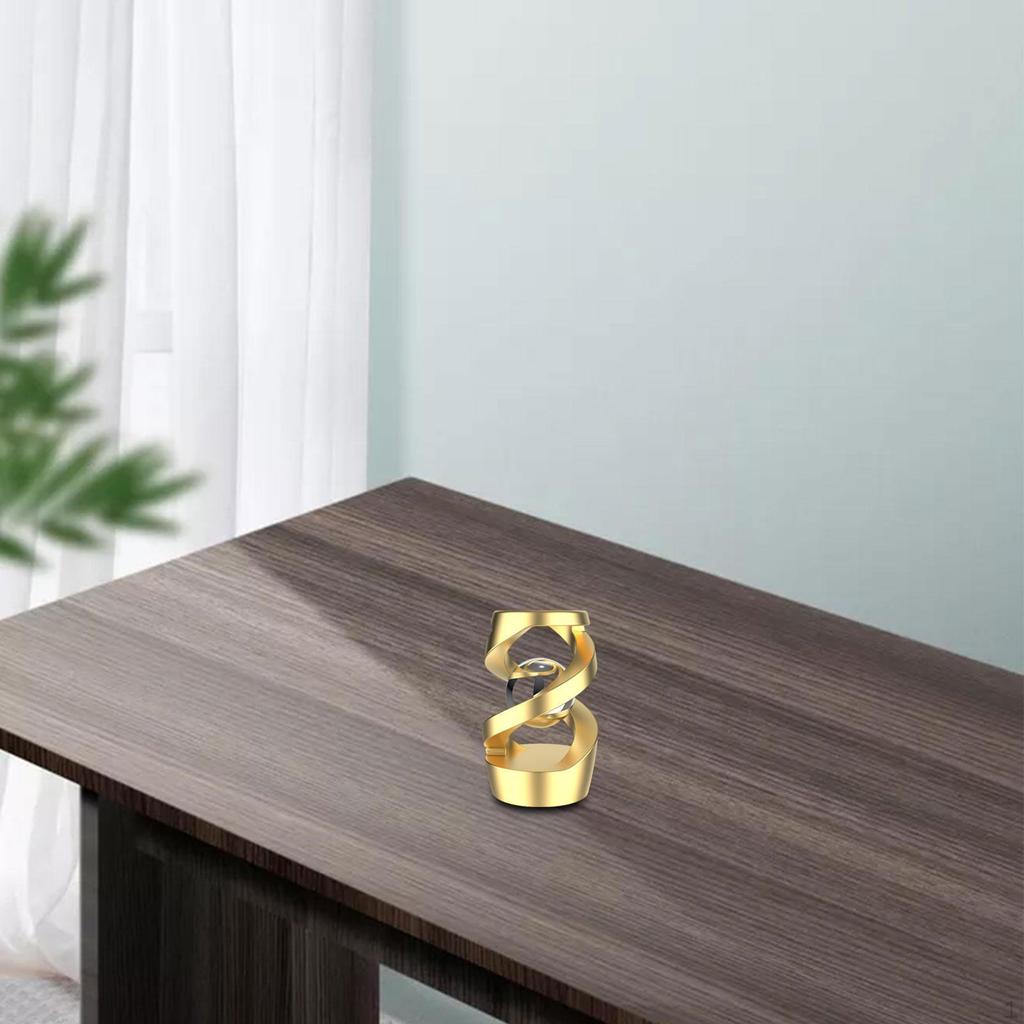 Defying Desk Toy Floating Physics Tabletop Ornament Metal for Birthday Gift Relaxing