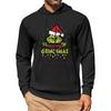 Men's Print Hooded Sweatshirt Long-Sleeve Casual Pullover Hoodie Hooded Sweatshirt